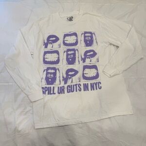 Olivia Rodrigo GUTS Tour Spill Ur Guts In NYC Long Sleeve Official Merch Medium